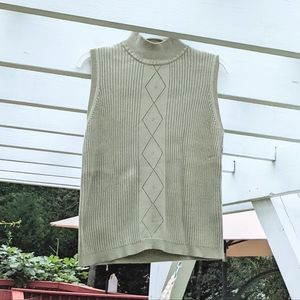 Pastel Turtleneck Vest